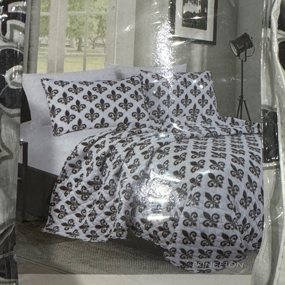 Prince Black and White Comforter Set